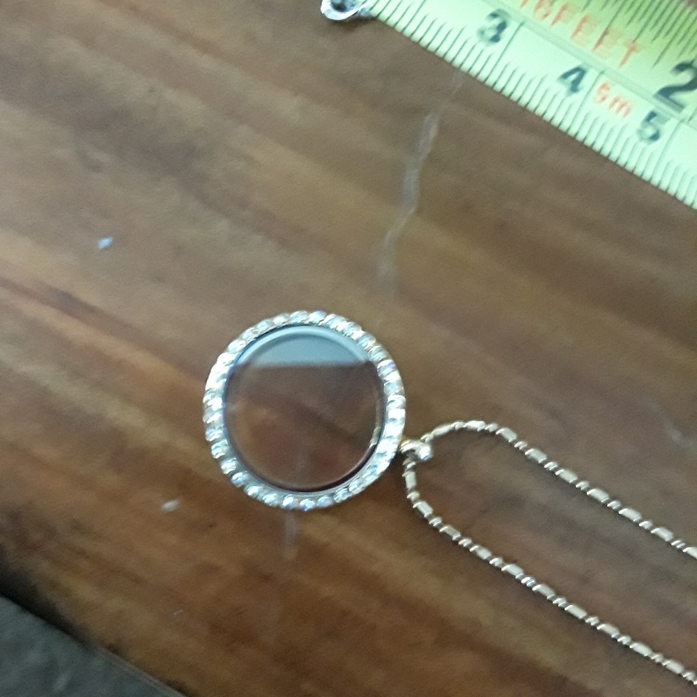 Floating charm necklace